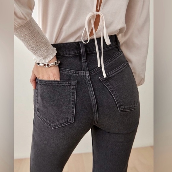 Reformation Cynthia High Rise Straight Jean - Picture 2 of 6